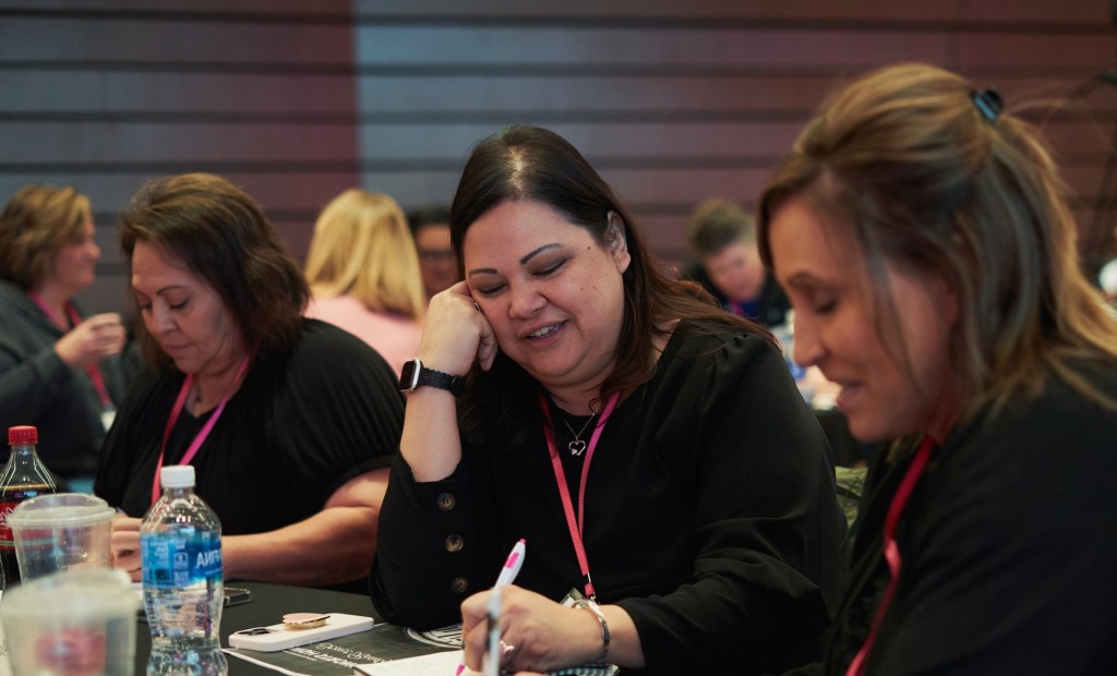 Two younger CEOs working together.